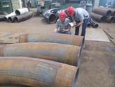 Plant engineering consulting CRA clad steel bend pipe 