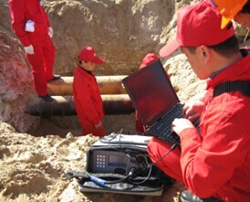 Long distance ultrasonic guide wave――Inspect and evaluate Buried and crossing pipeline